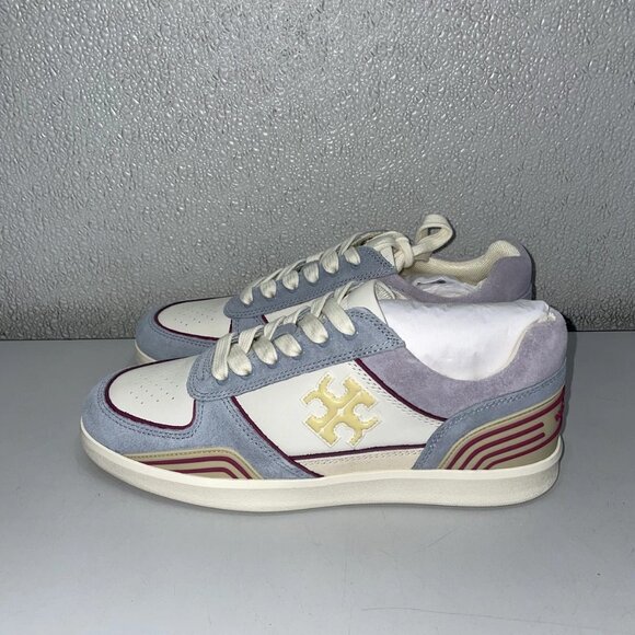 Tory Burch Clover Court Leather Sneakers Women’s 6 - Picture 3 of 8